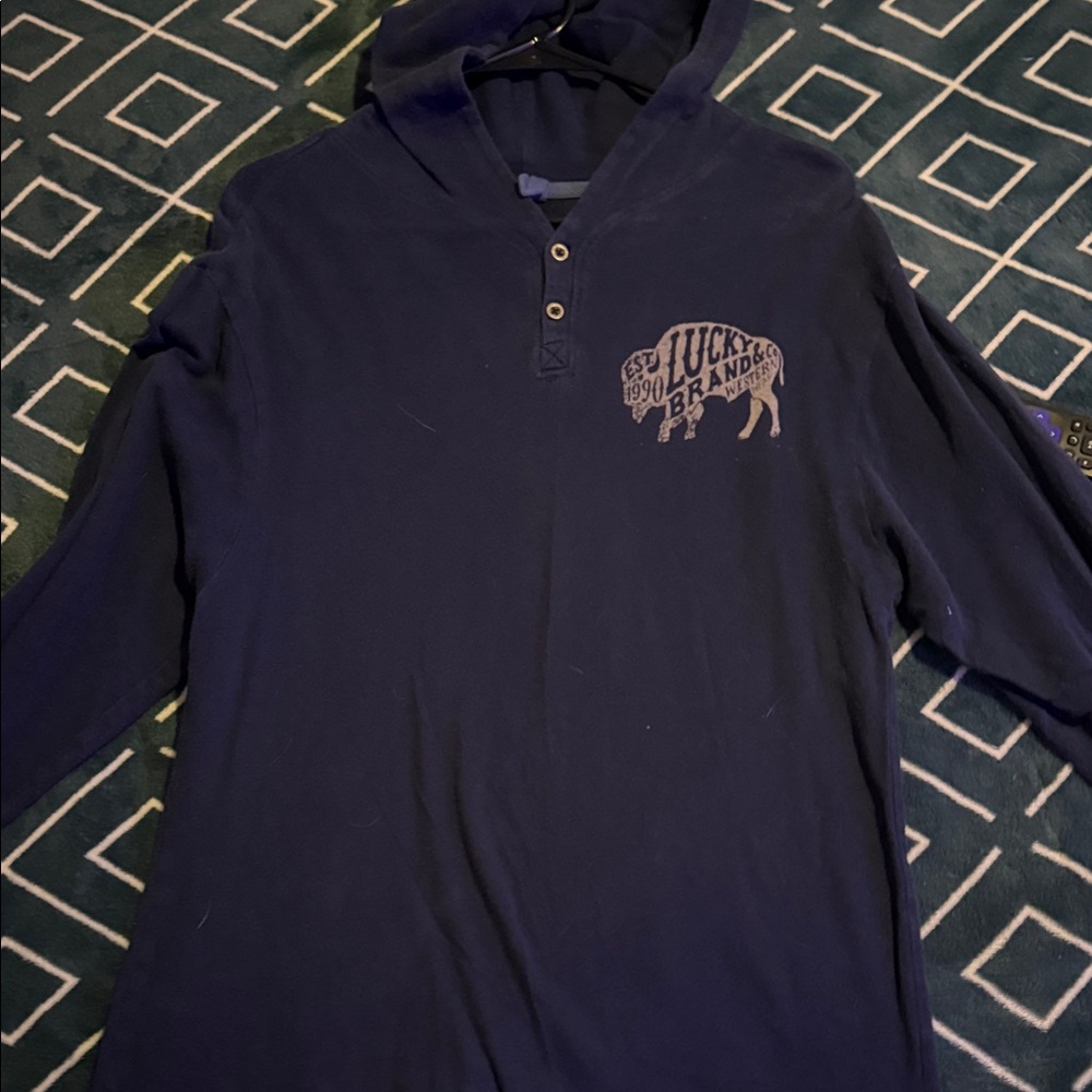 Lucky Brand Deep Blue Pullover